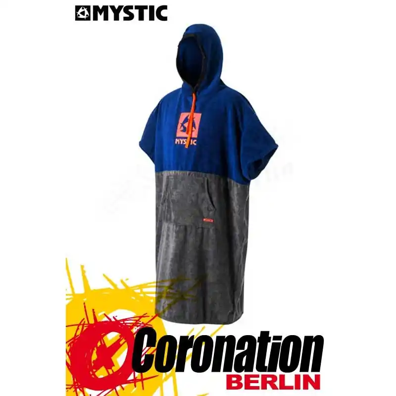 Markenprodukt Mystic Poncho Regular - Navy/Grey