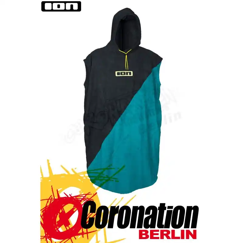 ION Poncho 2016 Black/Petrol Beliebt