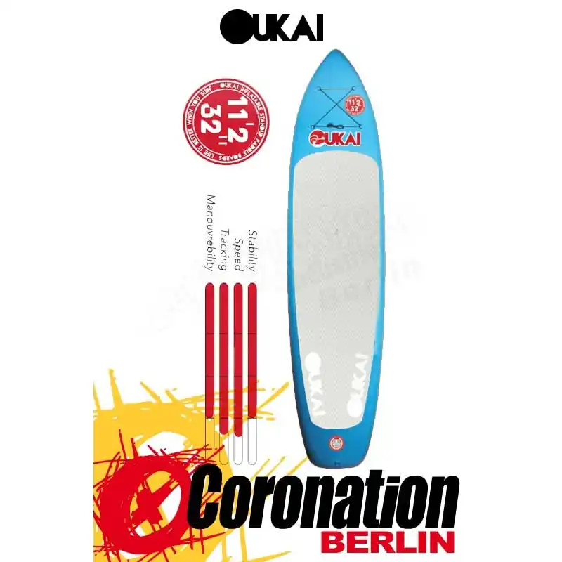 OUKAI SUP Board 11'2 x 32" Aktuell