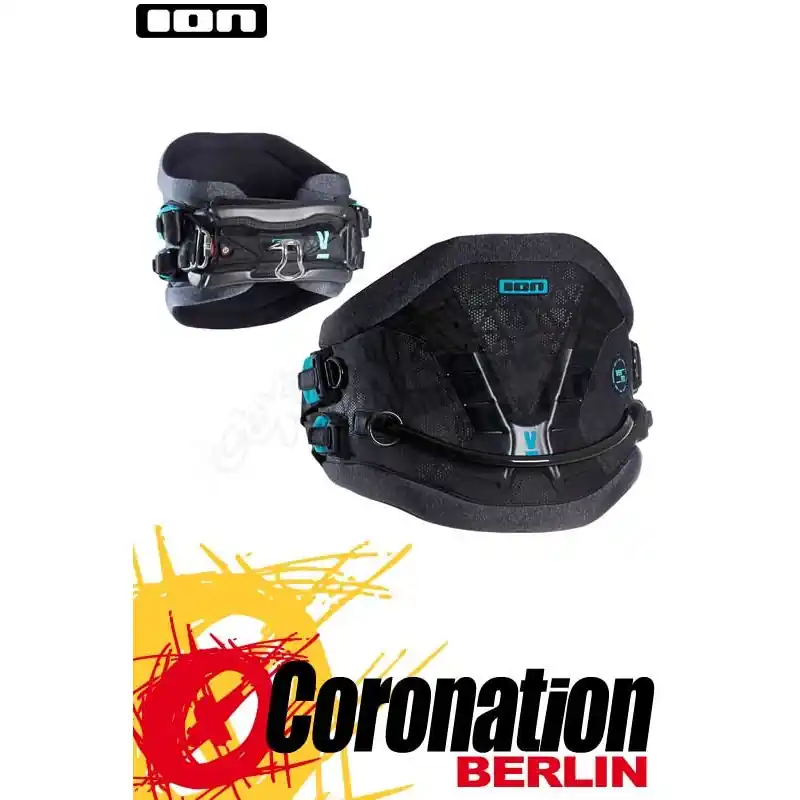 ION Vertex 2017 Kite Waist Harness Black/Blue Hüfttrapez Markenware