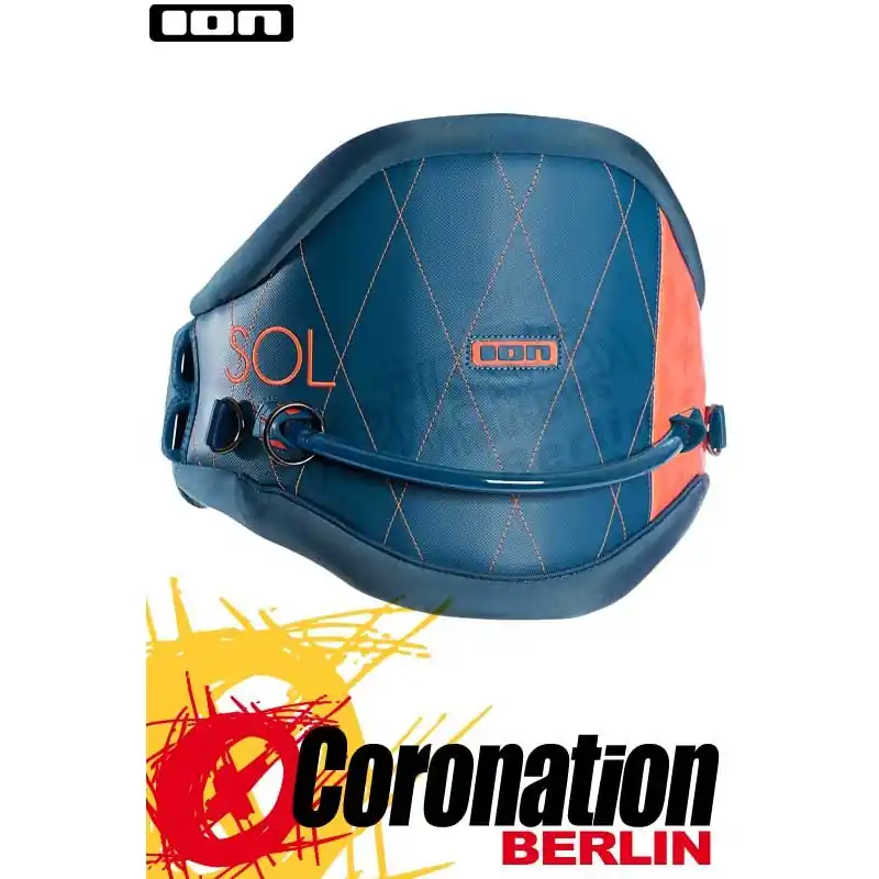 Bestpreis ION Sol 2017 Kite Waist Harness Frauen Hüfttrapez Petrol