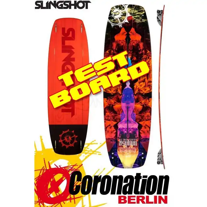 Preisreduziert Slingshot Asylum 2016 TEST Kiteboard 134cm complete