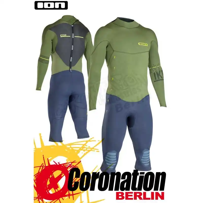 Direktkauf ION Strike Overknee LS 4/3 DL Neoprenanzug 2017 Olive/Blue