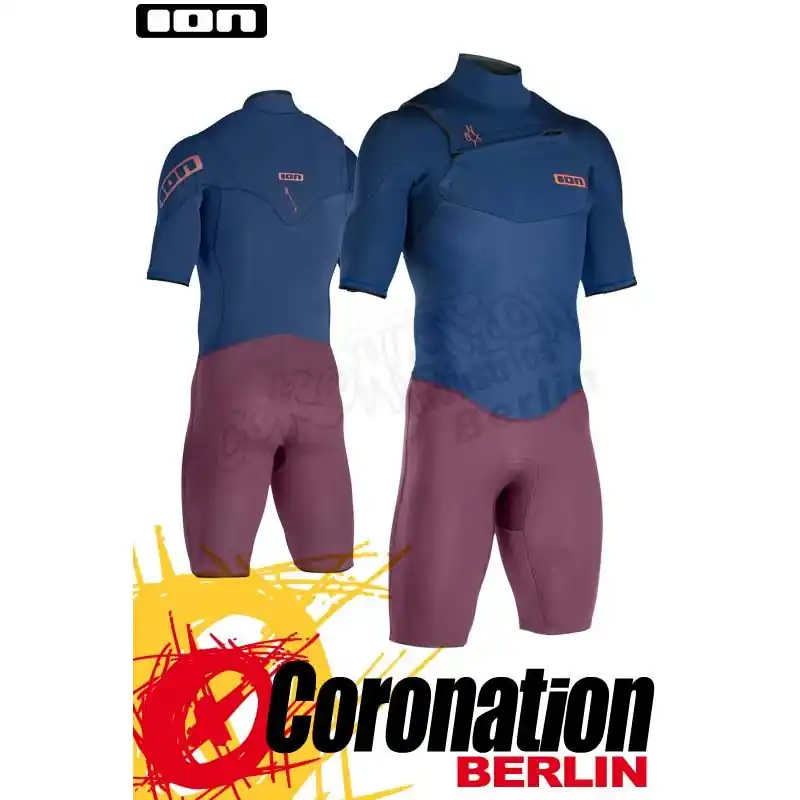 Schneller Versand ION Onyx Shorty SS 2,5 DL Neoprenanzug 2017 Blue/Red