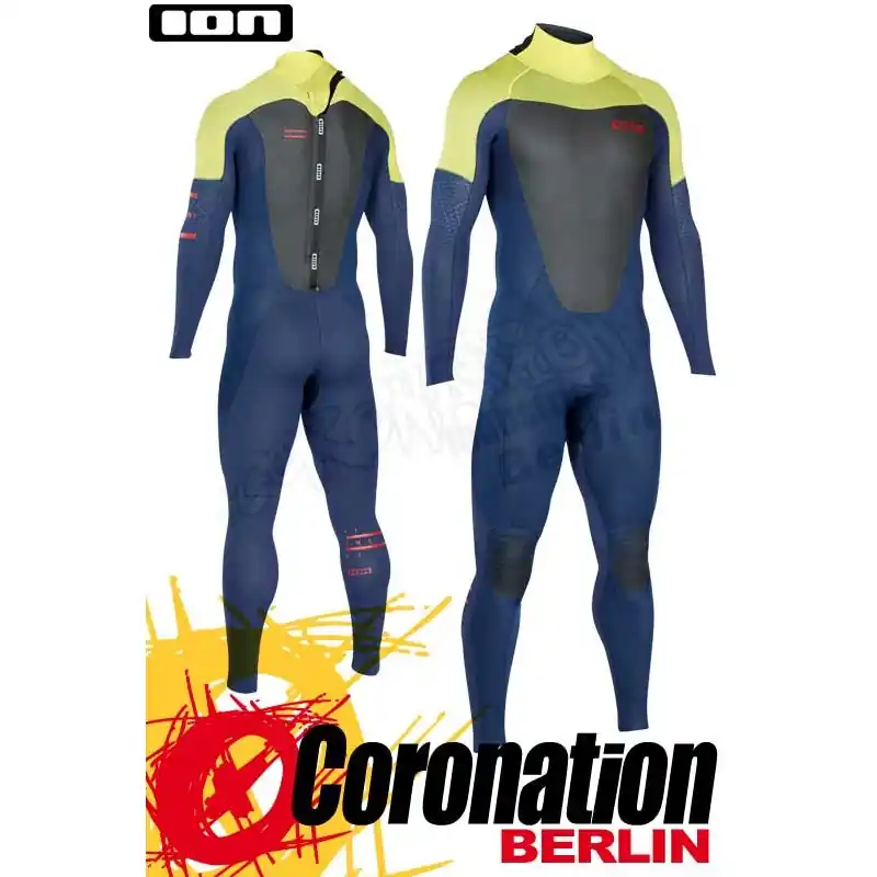 Markenware ION Element Semidry 4,5/3,5 DL Backzip Neoprenanzug 2017 Blue