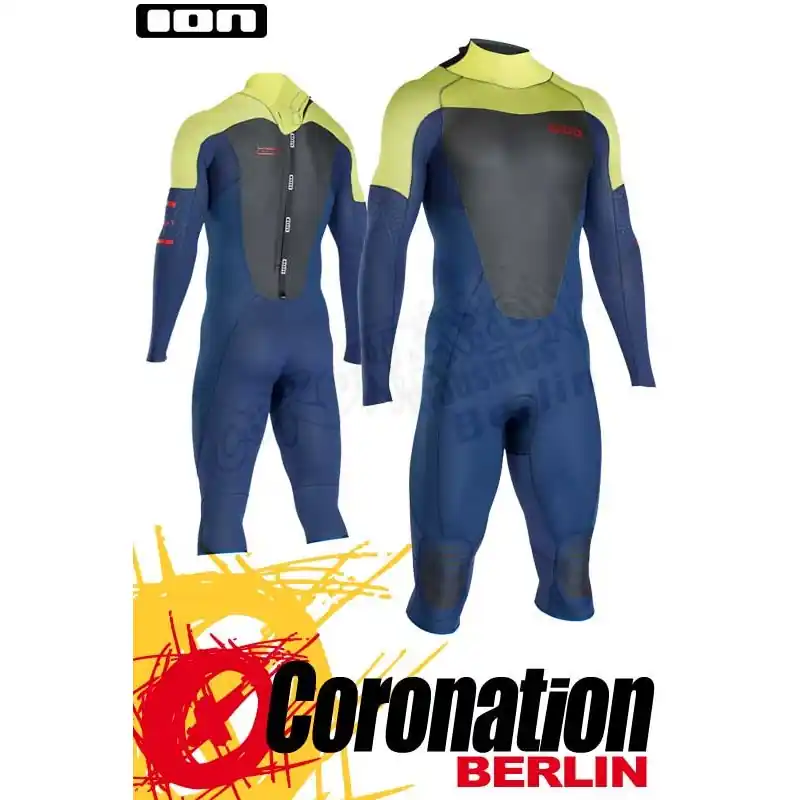 Markenware ION Element Overknee LS 4/3 Backzip DL Neoprenanzug 2017 Blue