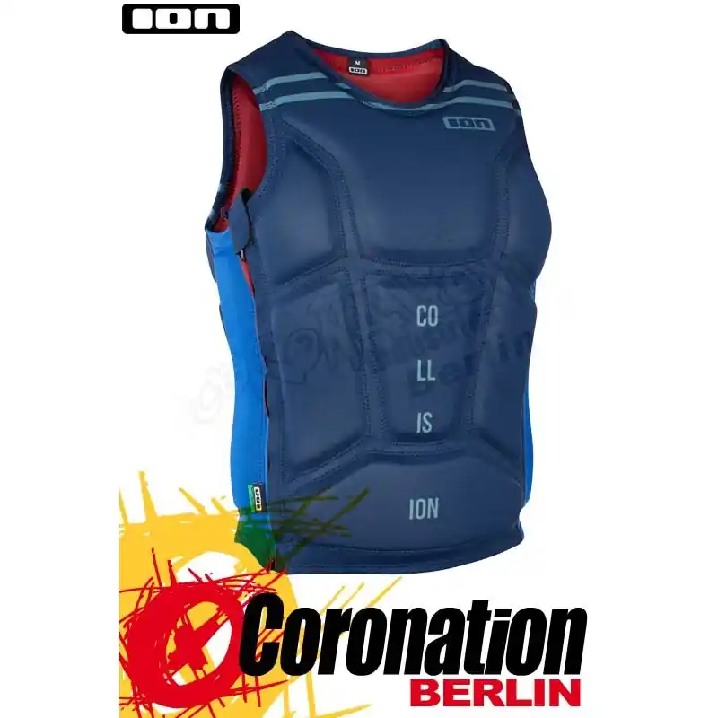 ION Collision Vest 2017 Prallschutzweste Blue Schnäppchen