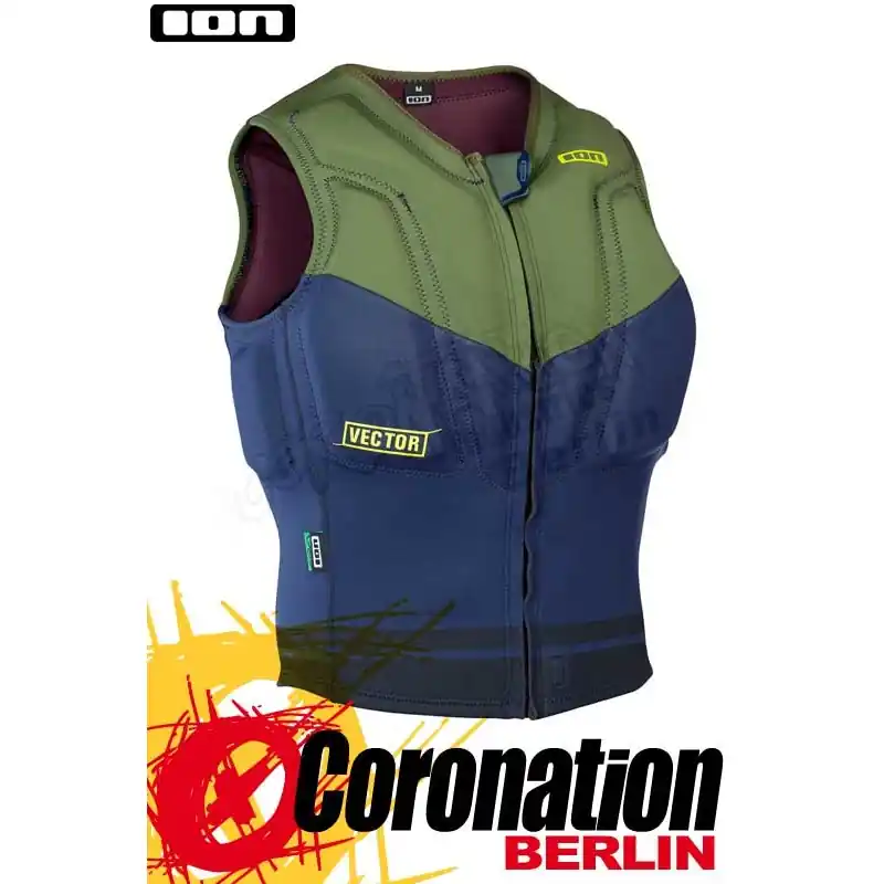 ION VECTOR VEST Prallschutzweste Green/Blue Direkt Vom Hersteller