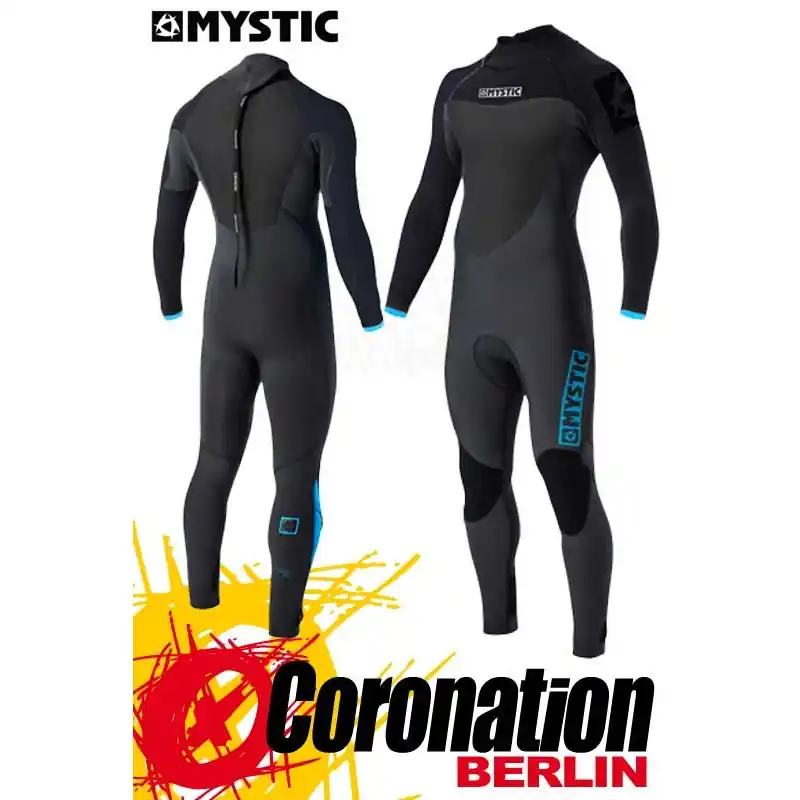 Versand Am Gleichen Tag Mystic Majestic 2017 Fullsuit 4.3 Backzip Neoprenanzug Blue