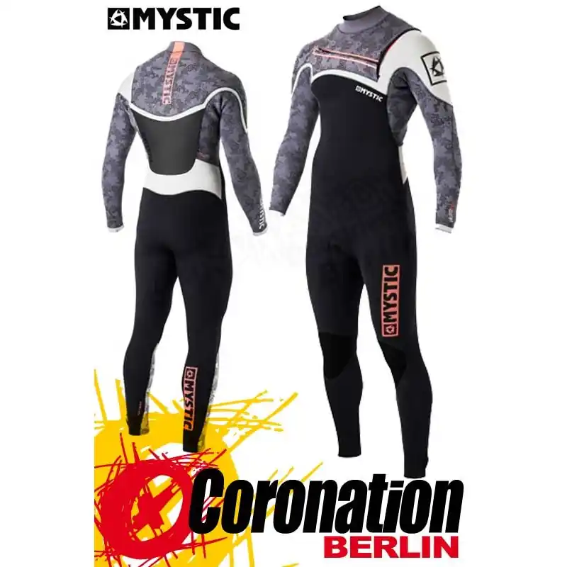 Finale Aktion Mystic Drip 2017 Fullsuit Front-zip 5/4 Neoprenanzug Black