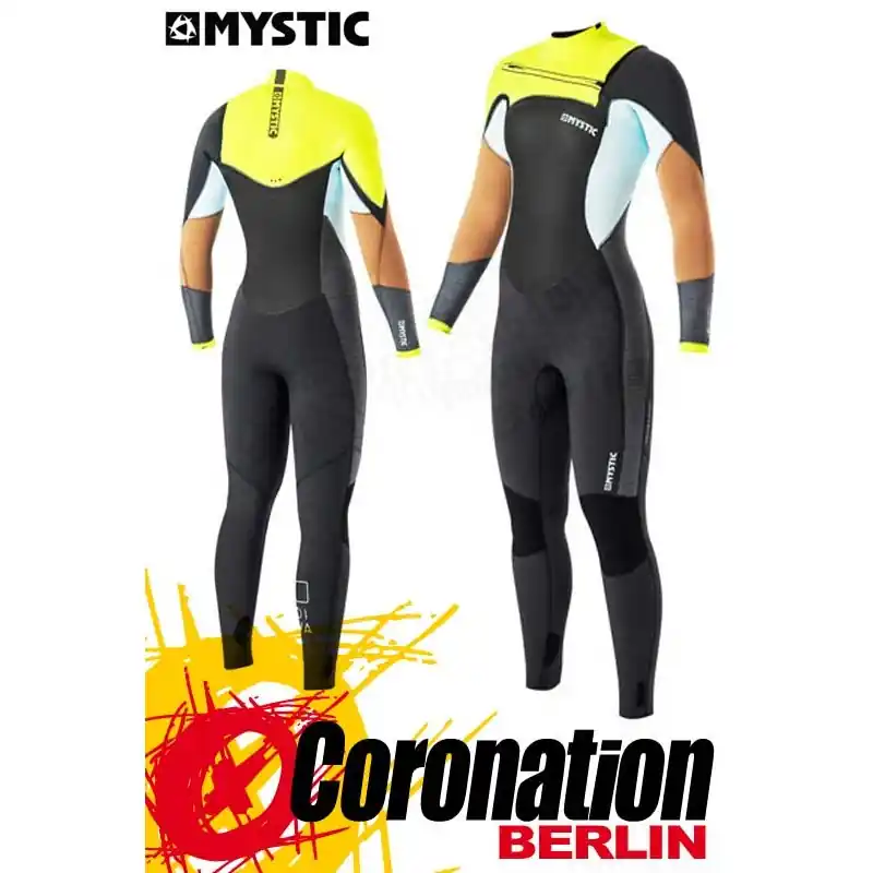 Schnäppchen Mystic Diva 2017 Fullsuit 5/3mm Frontzip Women Neoprenanzug Lime