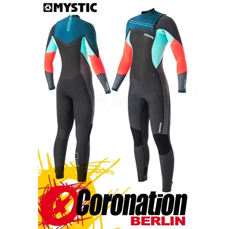 Schnäppchen Mystic Diva 2017 Fullsuit 5/3mm Frontzip Women Neoprenanzug Teel