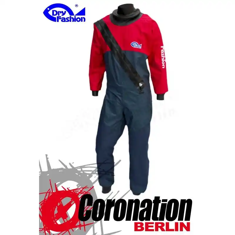 Nur Für Kurze Zeit Dry Fashion Trockenanzug Sailing Standard PVC - Navy/Rot