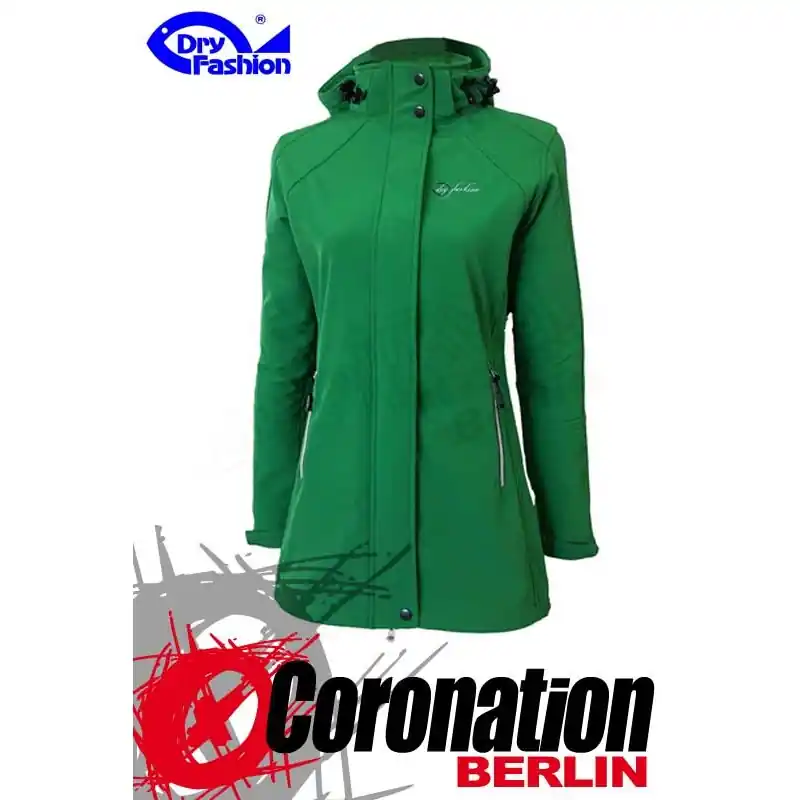 Schnäppchen Dry Fashion Damen Softshell Jacke Sylt Grün