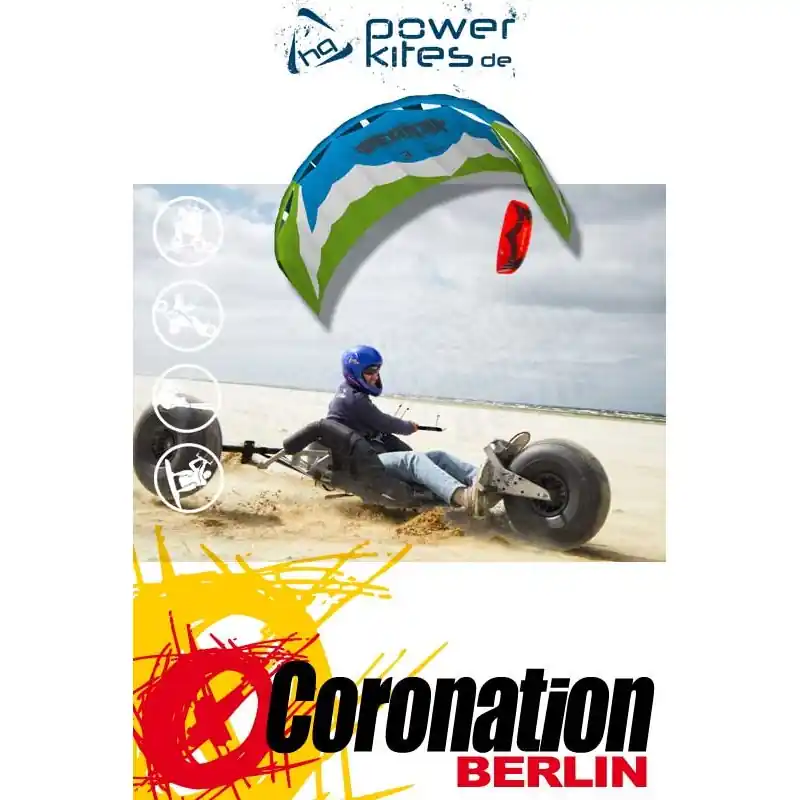 Abverkauf HQ Beamer VI Powerkites 3.0 R2F Handle Landkite Softkite