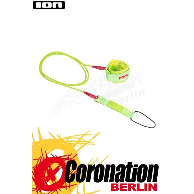Neue Kollektion ION Surfboard Tech Leash Comp 2017 Green