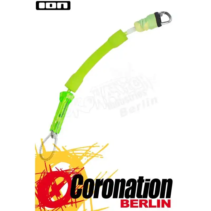 Letzte Chance ION Kite Core Leash Short 2017 Green