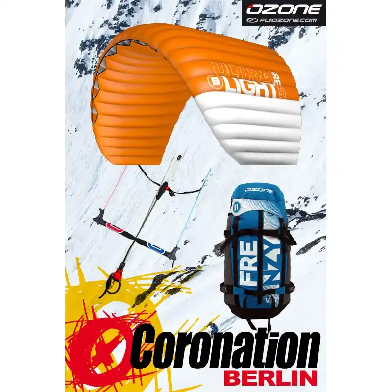 Angebot Ozone Frenzy V10 Ultralight Snowkite mit Bar