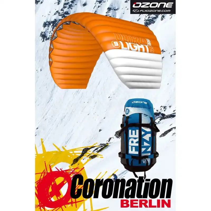 Ozone Frenzy V10 Ultralight Snowkite Schneller Versand