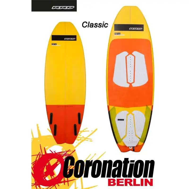 RRD POP V2 2017 Classic Freeride Freestyle Kitesurfboard Heißes Angebot