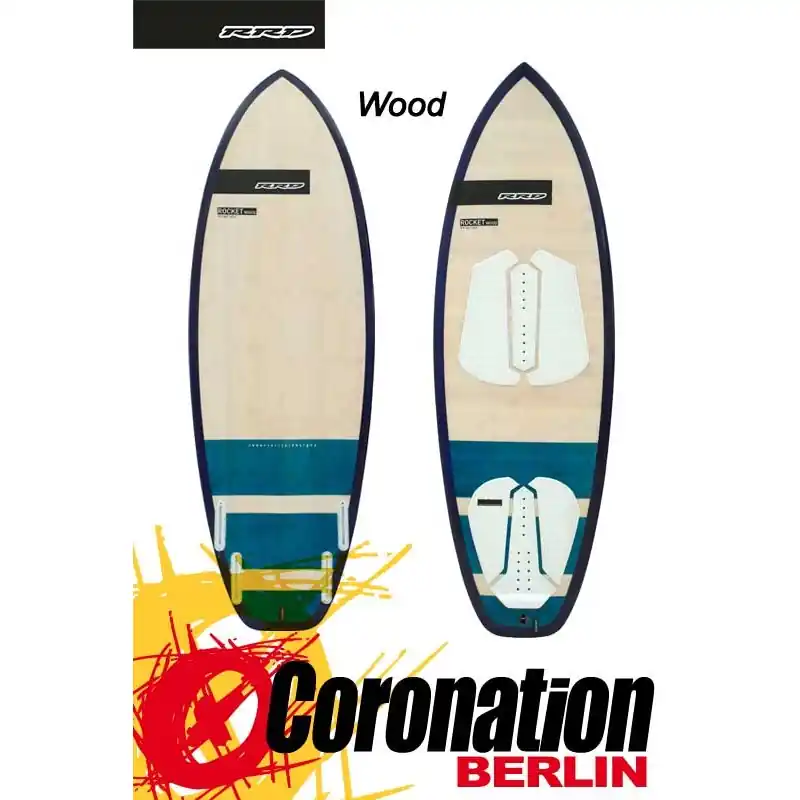 Neuheit RRD Rocket 2017 Wood Freeride Fast Kitesurfboard