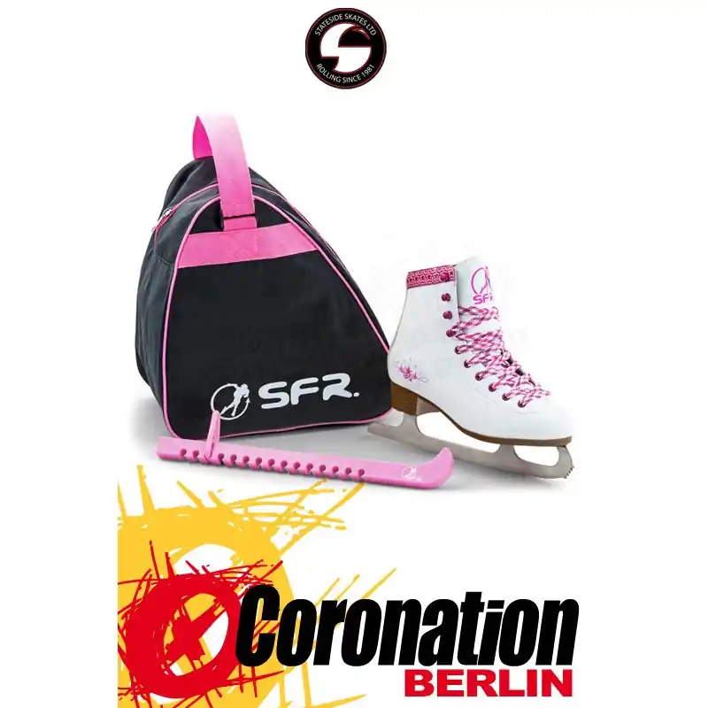 Top-Angebot SFR JUNIOR Schlittschuh ICE Skates SET mit Tasche & Kufenschoner