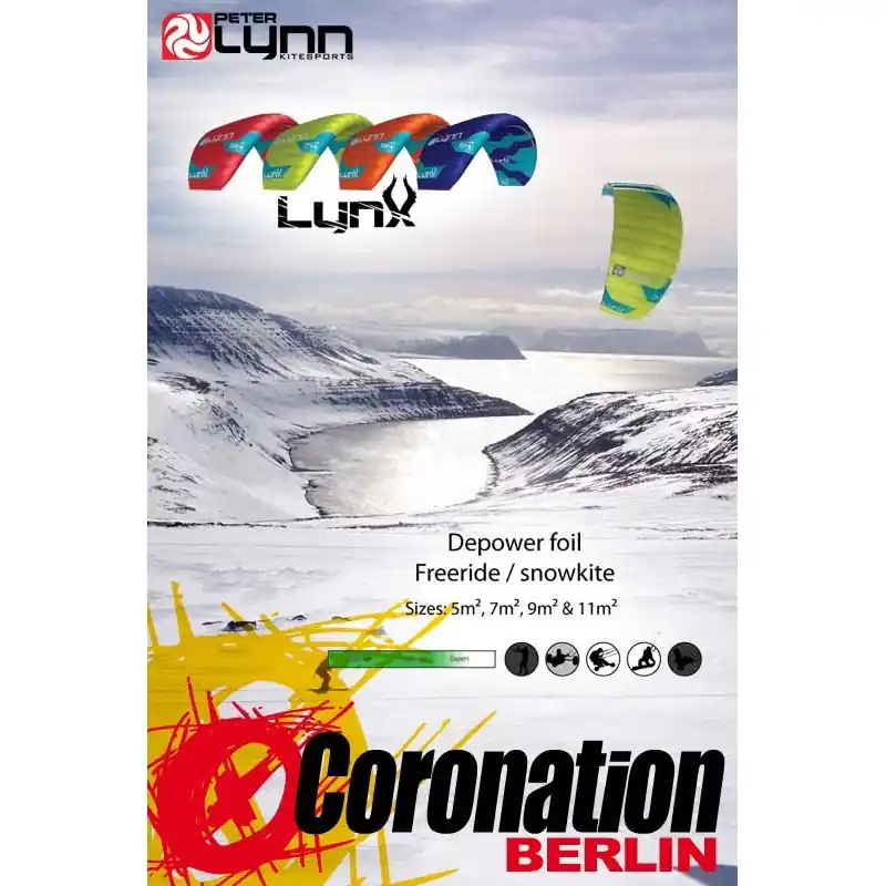 Knallerangebot Peter Lynn Lynx III Depower Snow & Land Softkite 7m²