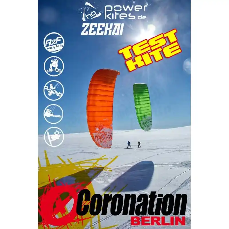 HQ Zeekai TEST 10m² High Performance All Terrain Kite RTF Finale Aktion
