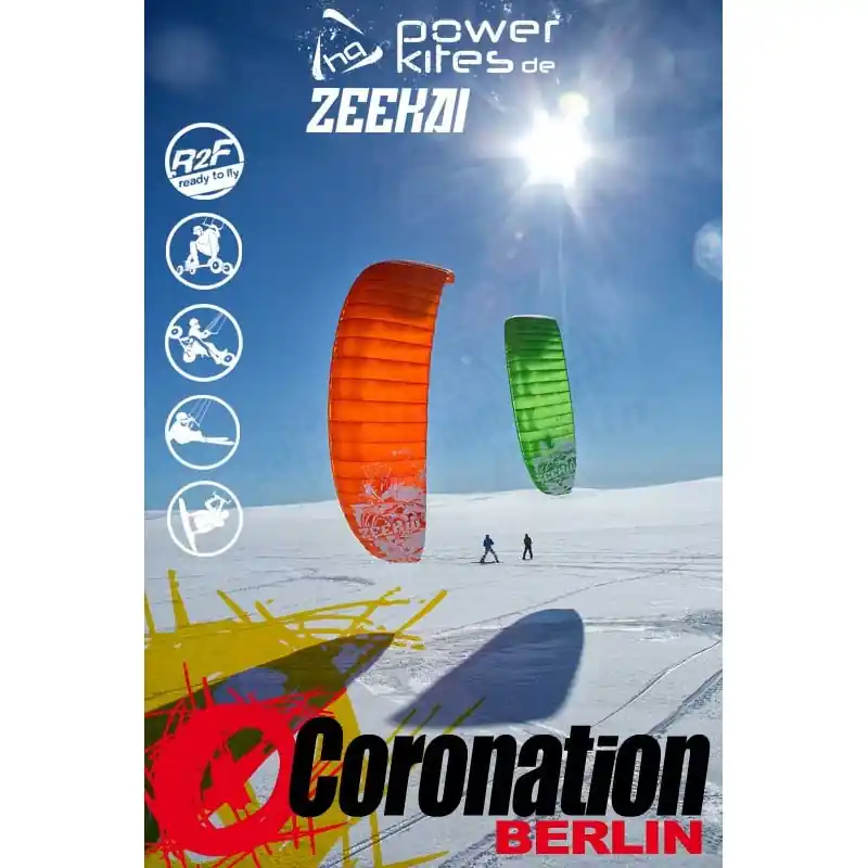 Aktuell HQ Zeekai 16m² High Performance All Terrain Kite RTF