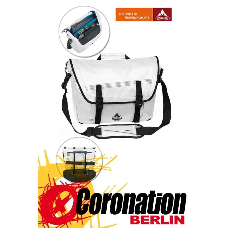 Vaude Luke S Umhängetasche Messenger Schultertasche Shoulder Bag White Beliebt