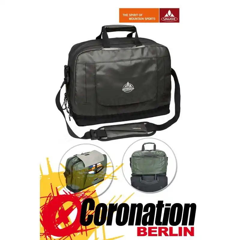 Vaude Lenz Messenger Reisetasche Freizeit Laptop Shoulder Bag Black Wochenendangebot