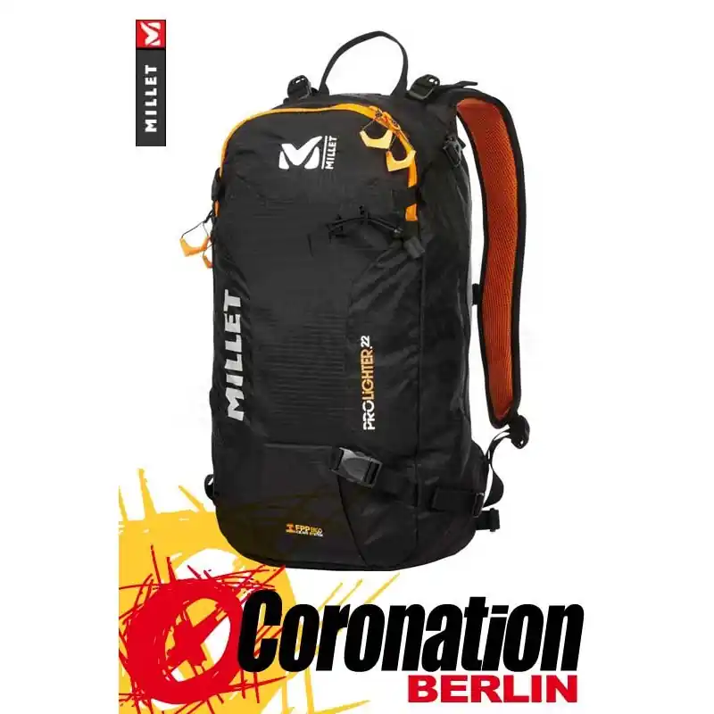 Expressversand Millet Prolighter 22 City Wander Rucksack Ultraleicht Alpin Kletter Backpack Black
