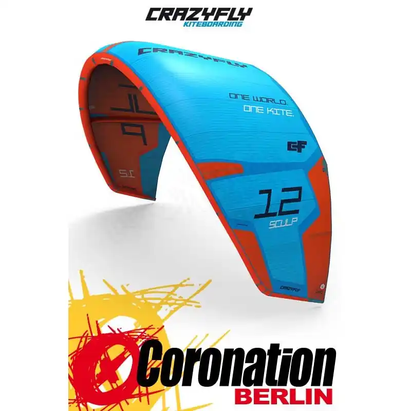 Angebot CrazyFly Sculp 2017 Allround Kite Blue