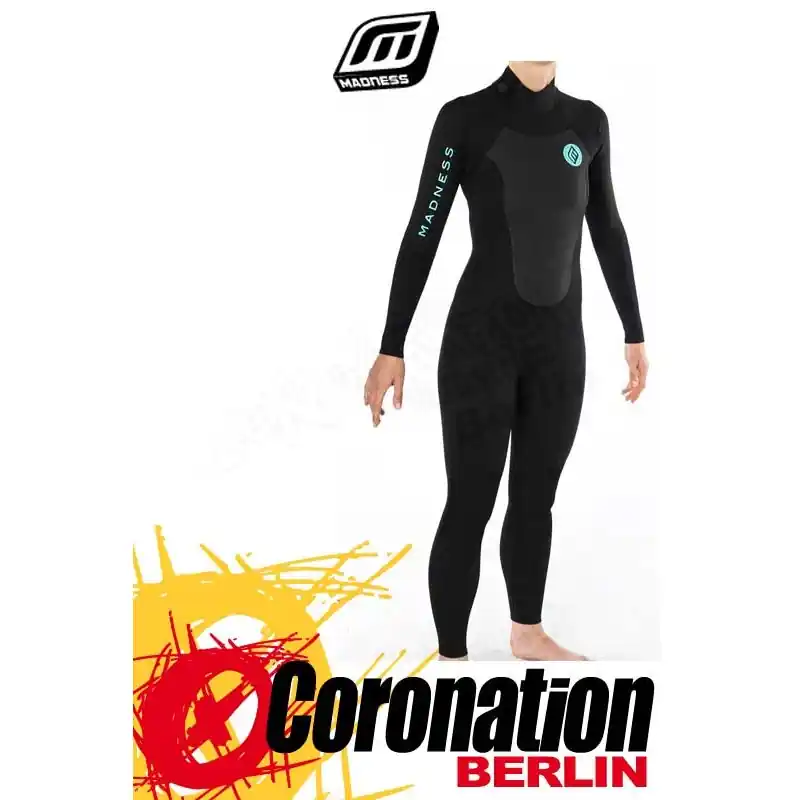 Madness Neoprenanzug 3/2 EVOLUTION WOMEN Steamer Black Neue Ware