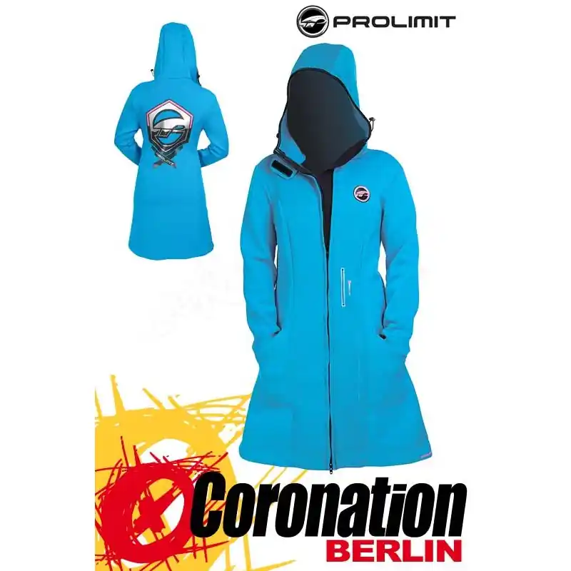 Neu Im Sortiment Prolimit Pure Girl Racer Jacket - Neopren Mantel Cyan