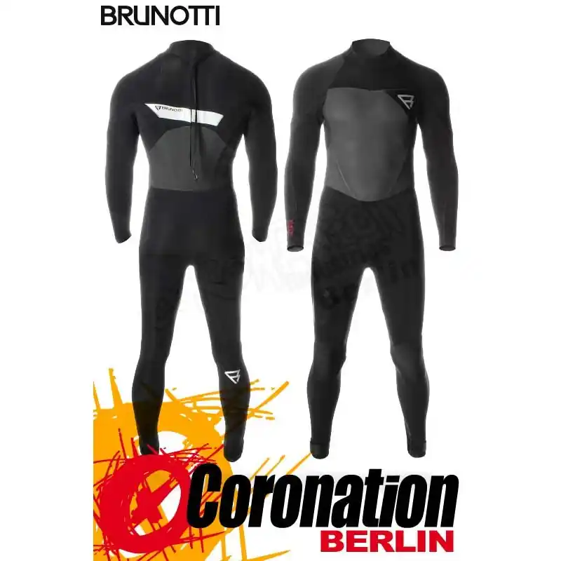 Brunotti Bravery 5/3 D/L Neoprenanzug Backzip Full Wetsuit Black Solange Der Vorrat Reicht