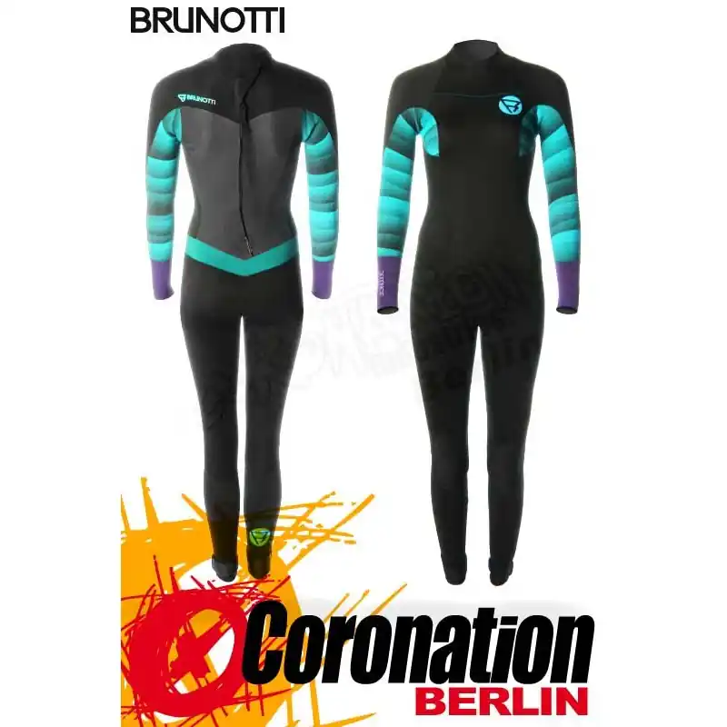 Brunotti Defence 5/3 Backzip Frauen Neoprenanzug Wetsuit Mint/Purple Sonderaktion
