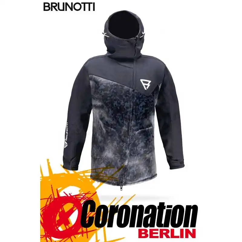 Preisknaller Brunotti Rider Jacket Neopren Jacke Black Camo