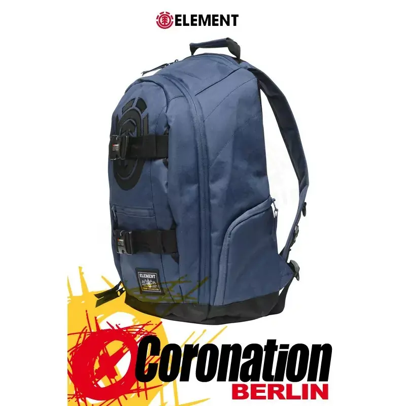 Element Mohave 30L Skate Street & Schul Rucksack Laptop Backpack Midnight Blue Finale Aktion