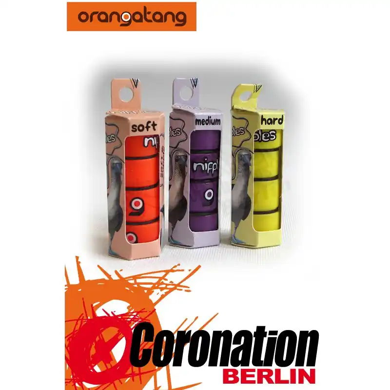 Orangatang 86A Nipples Lenkgummi (Gelb) 4er Pack Bushings Nur Für Kurze Zeit