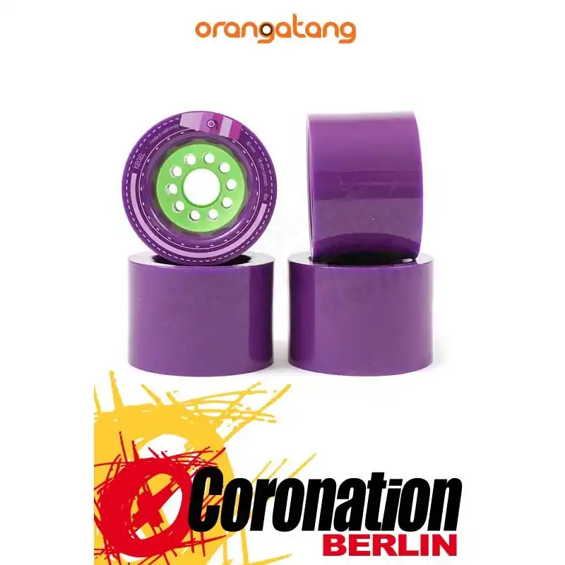 Sonderaktion Orangatang KEGEL 80MM Longboard Rollen 83a purple
