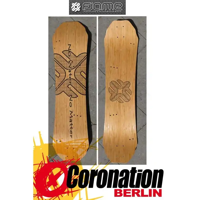 Flame Mountainboard Bamboo ATB Deck only Expressversand