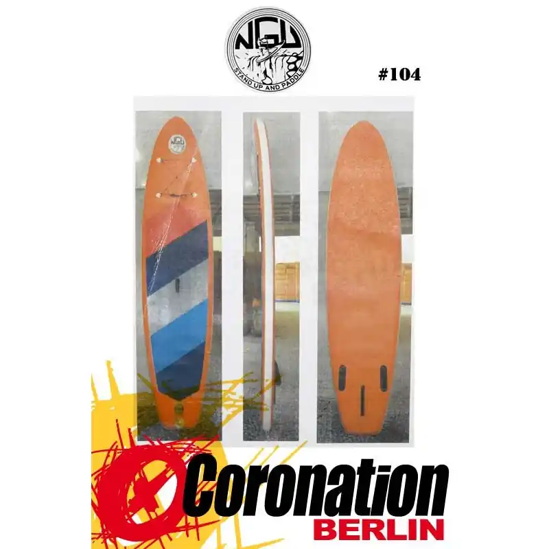 Günstig NGU Inflatable SUP Board 10'6 Standup Paddle Board 104 (Orange)
