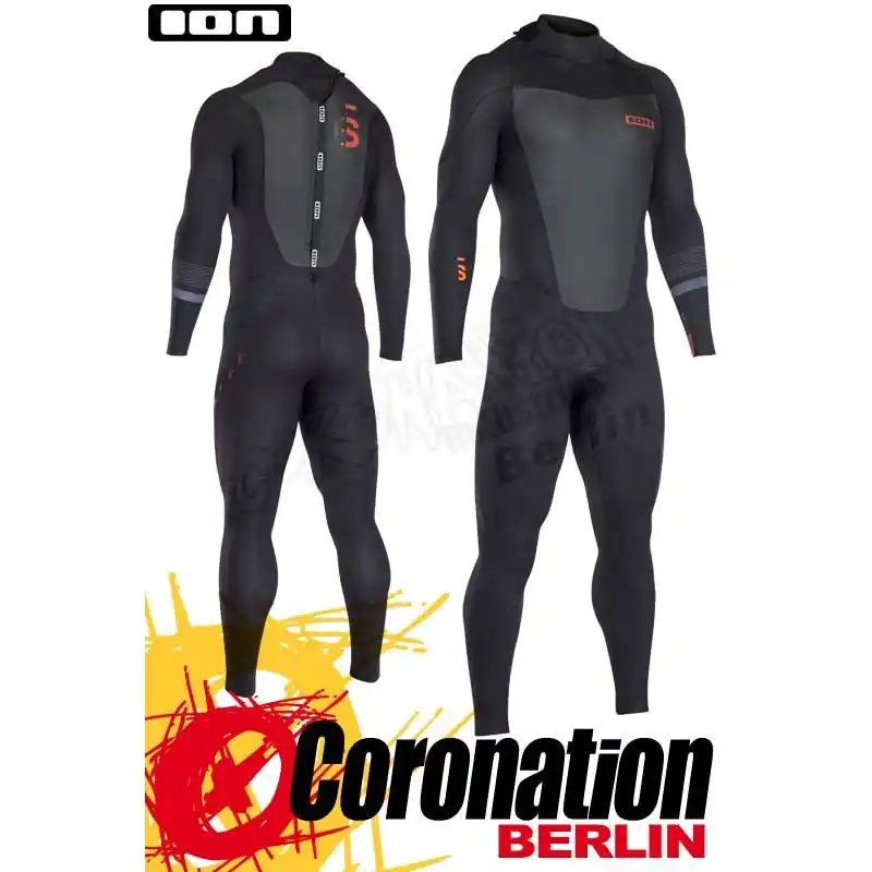 Markenware ION Strike Element Semidry 3,5/2,5 DL 2018 Backzip Neoprenanzug Black