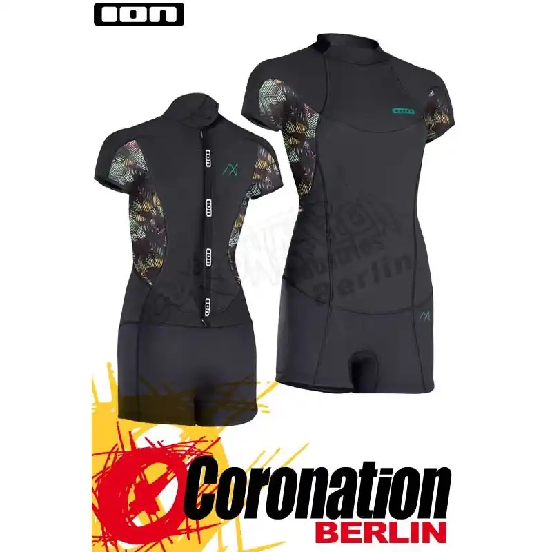 ION Muse Shorty SS 2,0 DL 2018 Frauen Neoprenanzug Black Bestpreis