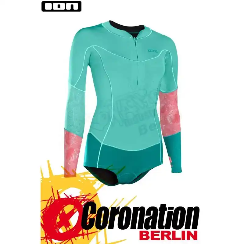 ION Muse Hot Shorty 1,5 LS FZ 2018 Frauen Neoprenanzug Pistachio Solange Der Vorrat Reicht