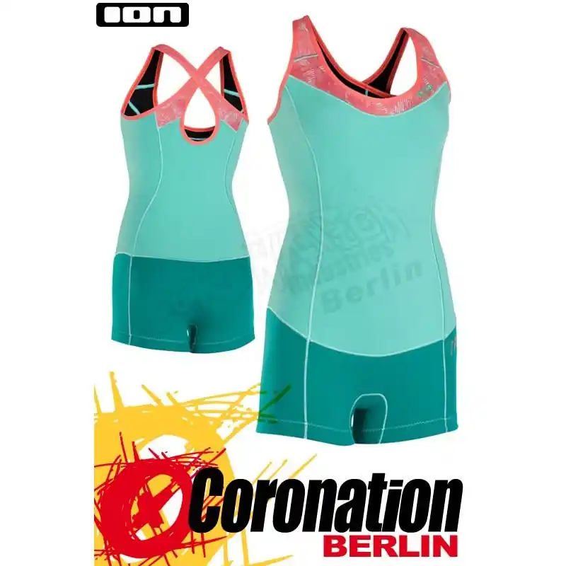 Sofort Bestellen ION Muse Shorty Crossback 1,5 DL 2018 Frauen Neopren SUP Anzug Pistachio