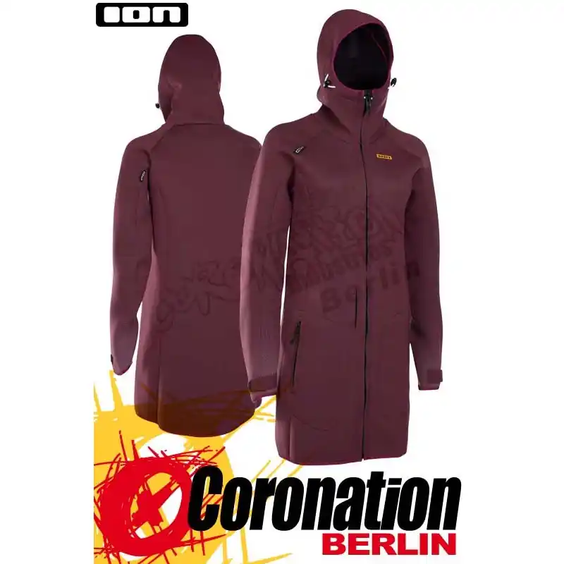 Begrenztes Angebot ION Neo Cosy Coat Berry Neopren Jacke Woman