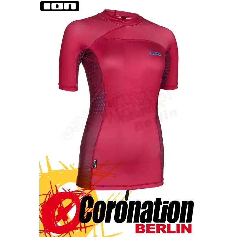 Abverkauf ION Rashguard Women SS Frauen Red