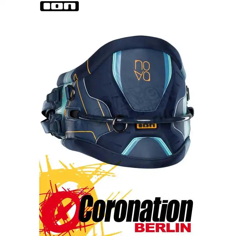 Billig ION Nova 2018 Kite Waist Harness Woman Frauen Hüft Trapez Slate Blue/Cambrige Blue